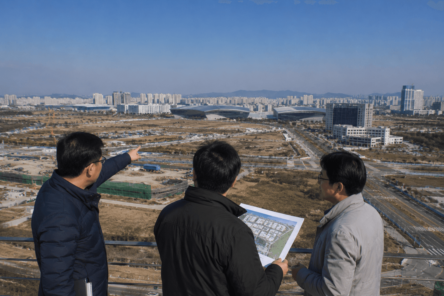고양 서부 개발축을 바라보며 산업·도시개발 연결성을 점검하는 현장